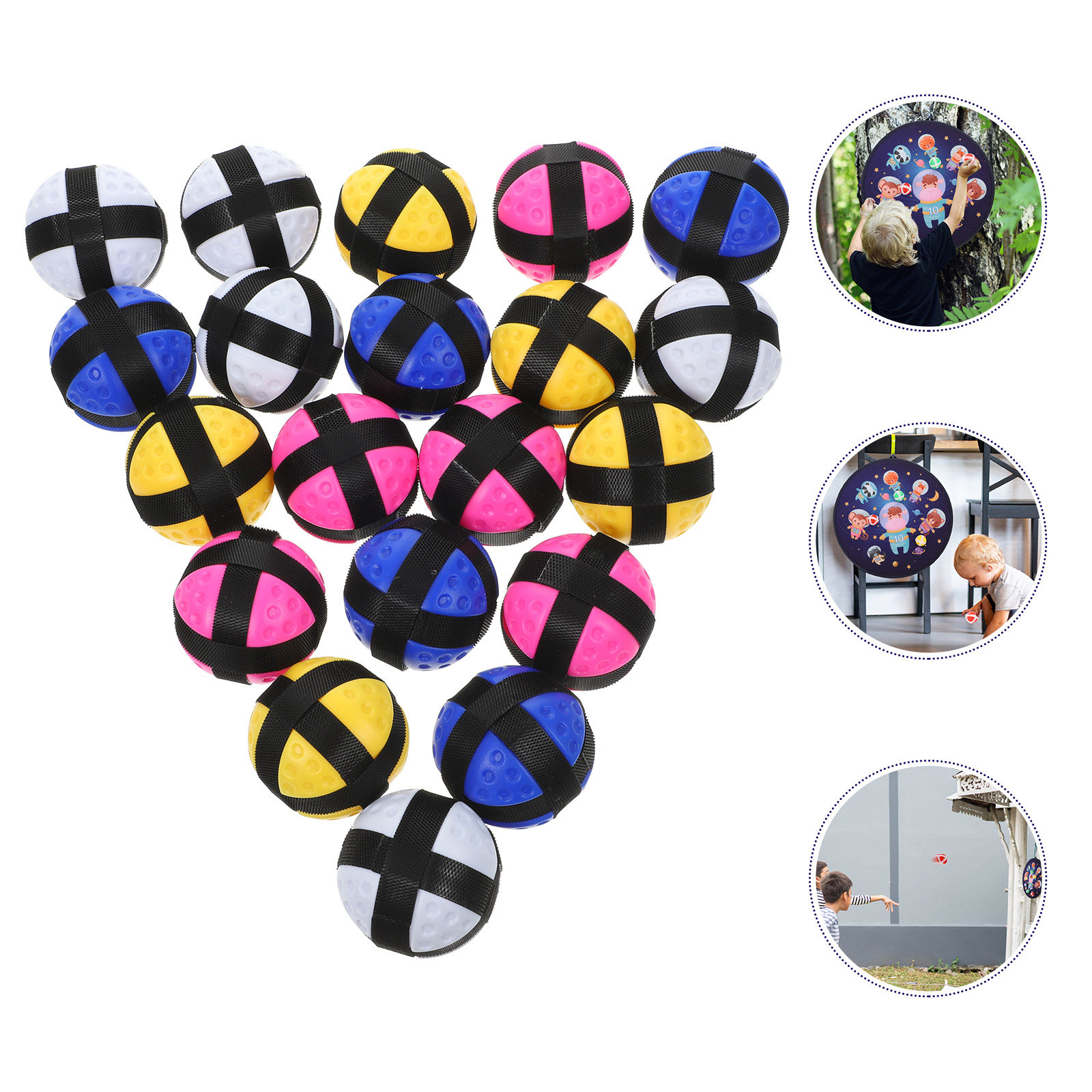 Board Game Loop - 20Pcs Throwing Sticky Balls for Fabric