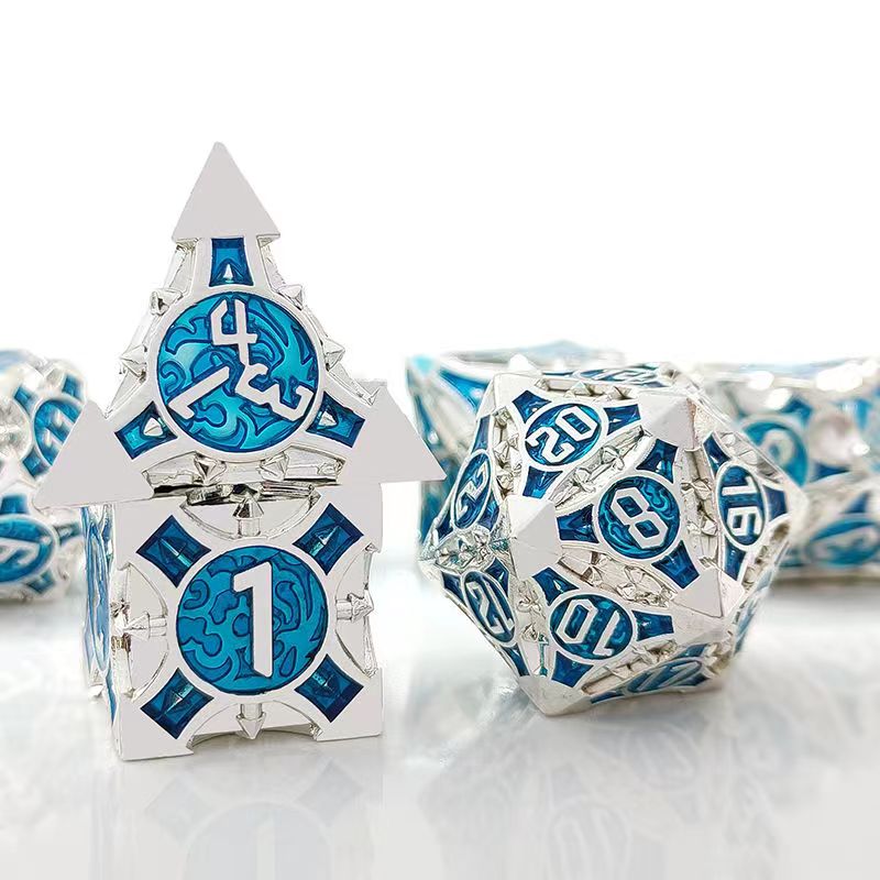 7 Pcs Cosplay D4-D20 DND Brass - đánh giá và giá Board Game Dnd