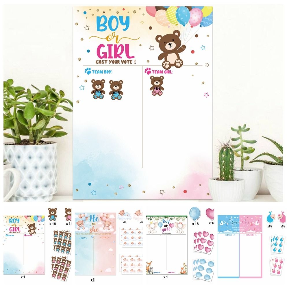 With Stickers Gender Revealed  - đánh giá và giá Board Game Or Boardgame