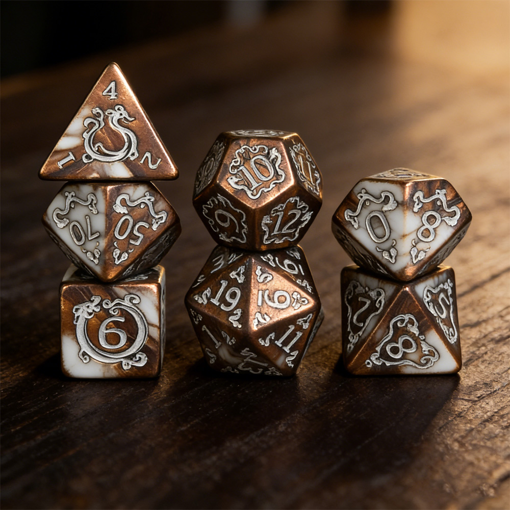 DND Dice 7Pcs/set Dragon Patte - đánh giá và giá Board Game Dnd