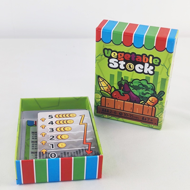 Vegetable Stock Board game car - đánh giá và giá Board Game Card