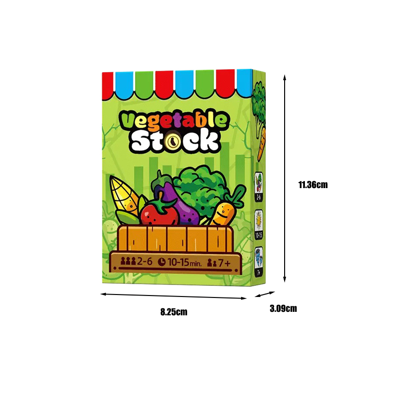 Vegetable Stock Board game car - đánh giá và giá Board Game Card