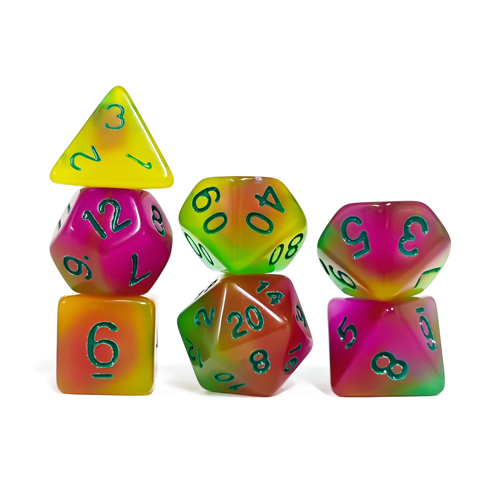 7 Pcs /Set of Glow-in-the Dark - đánh giá và giá Board Game Dnd