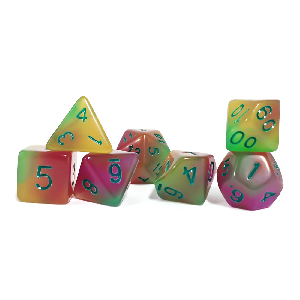 7 Pcs /Set of Glow-in-the Dark - đánh giá và giá Board Game Dnd