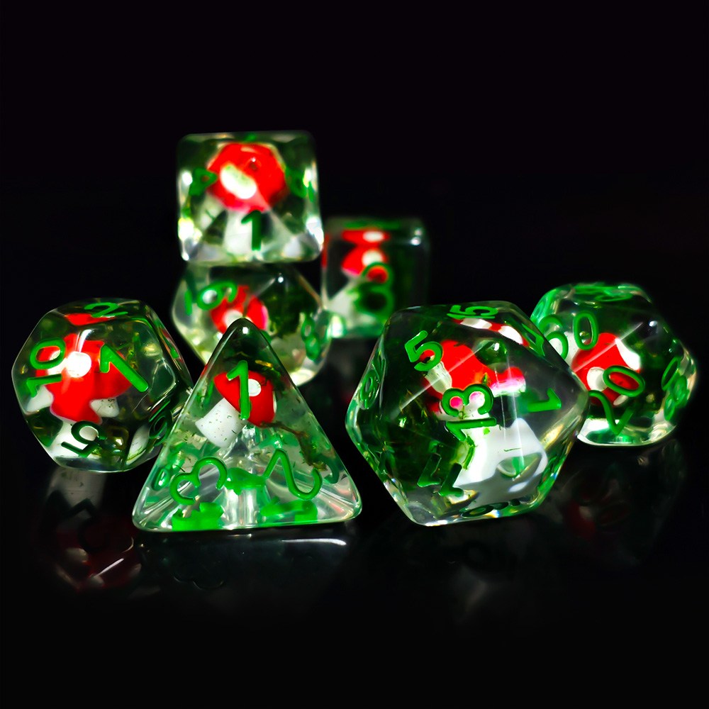7Pcs/Set DND Dice Transparent  - đánh giá và giá Board Game Dnd