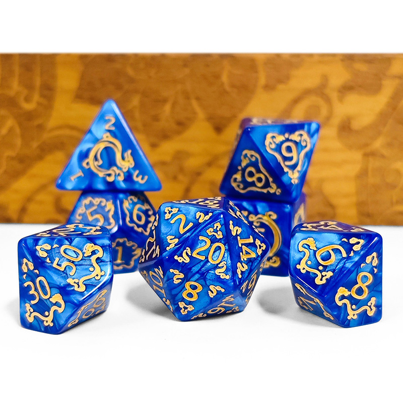 7Pcs Set DND Dice Dragon Patte - đánh giá và giá Board Game Dnd
