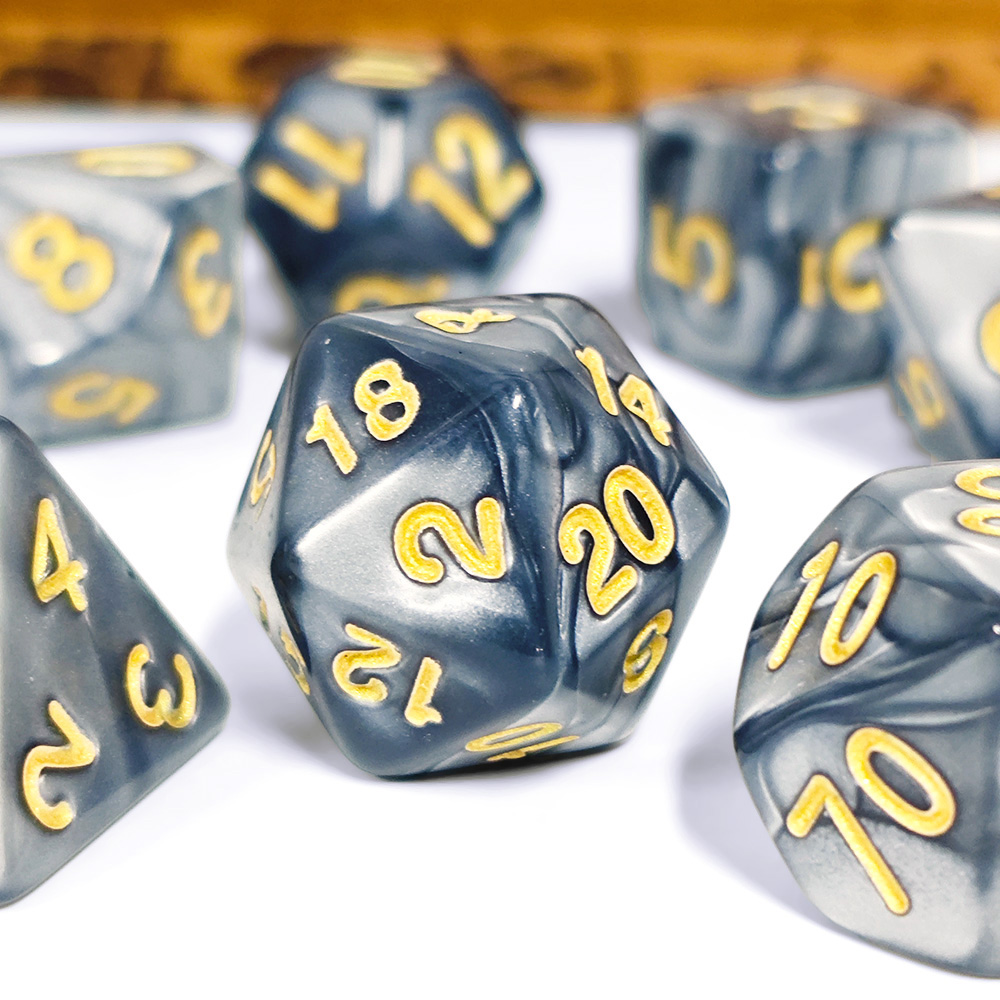 7Pcs/Set Pearl Dice Polyhedral - đánh giá và giá Board Game Dnd