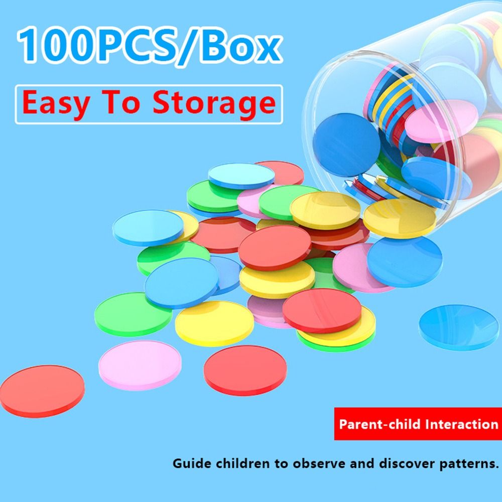 100pcs Plastic Counting Chips  - đánh giá và giá Board Game Loop