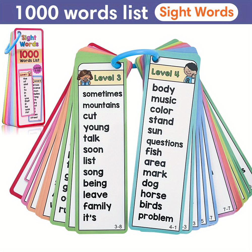 1000 Sight Words Flash Cards f - đánh giá và giá Board Game Education