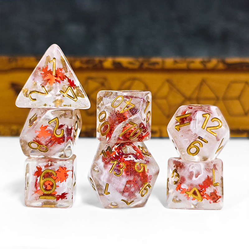 7PCS DND Dices Transparent Res - đánh giá và giá Board Game Dnd