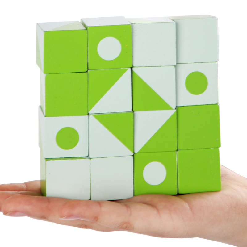 Wooden 3D Puzzles Game Geometr - đánh giá và giá Board Game Education