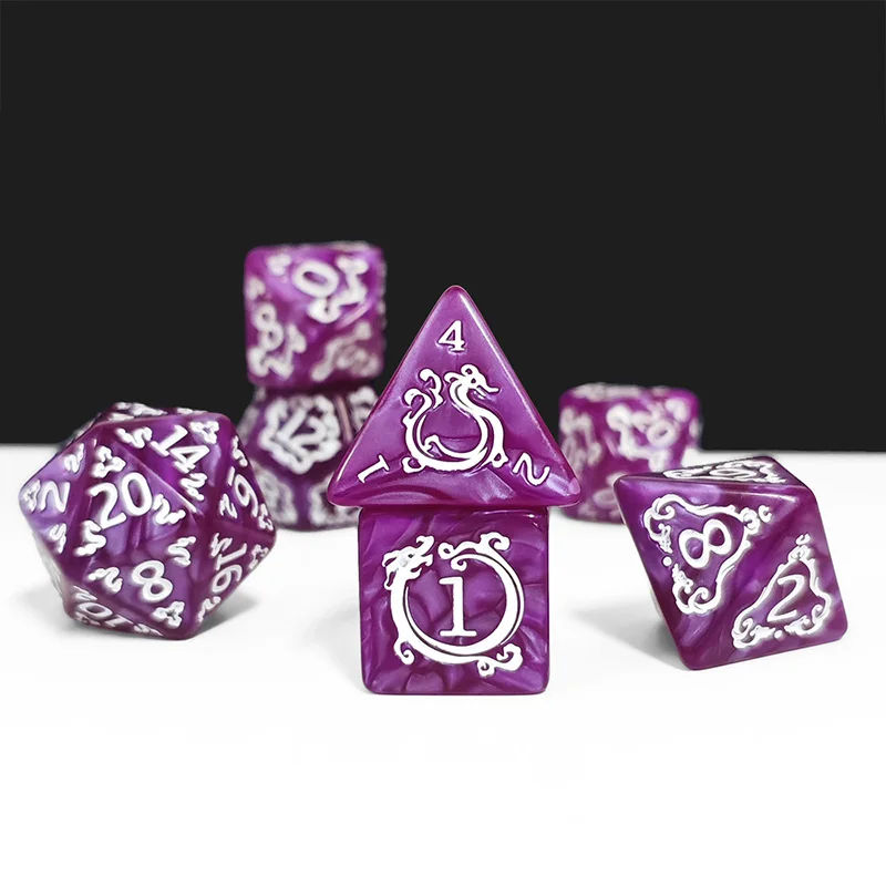 7pcs DND Dice 7Pcs/set Dragon  - đánh giá và giá Board Game Dnd