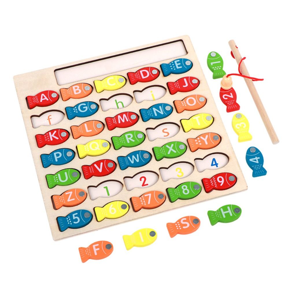 Wooden Fishing Early Education - đánh giá và giá Board Game Education