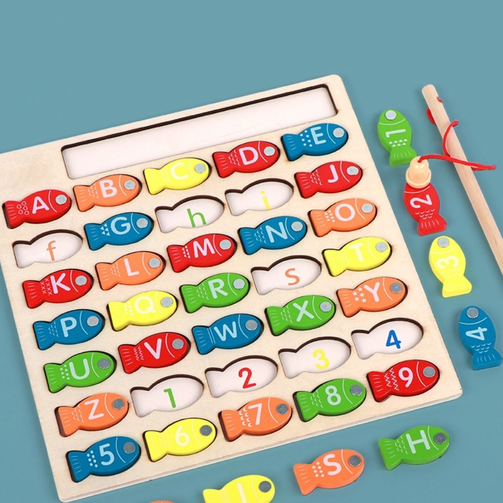 Wooden Fishing Early Education - đánh giá và giá Board Game Education